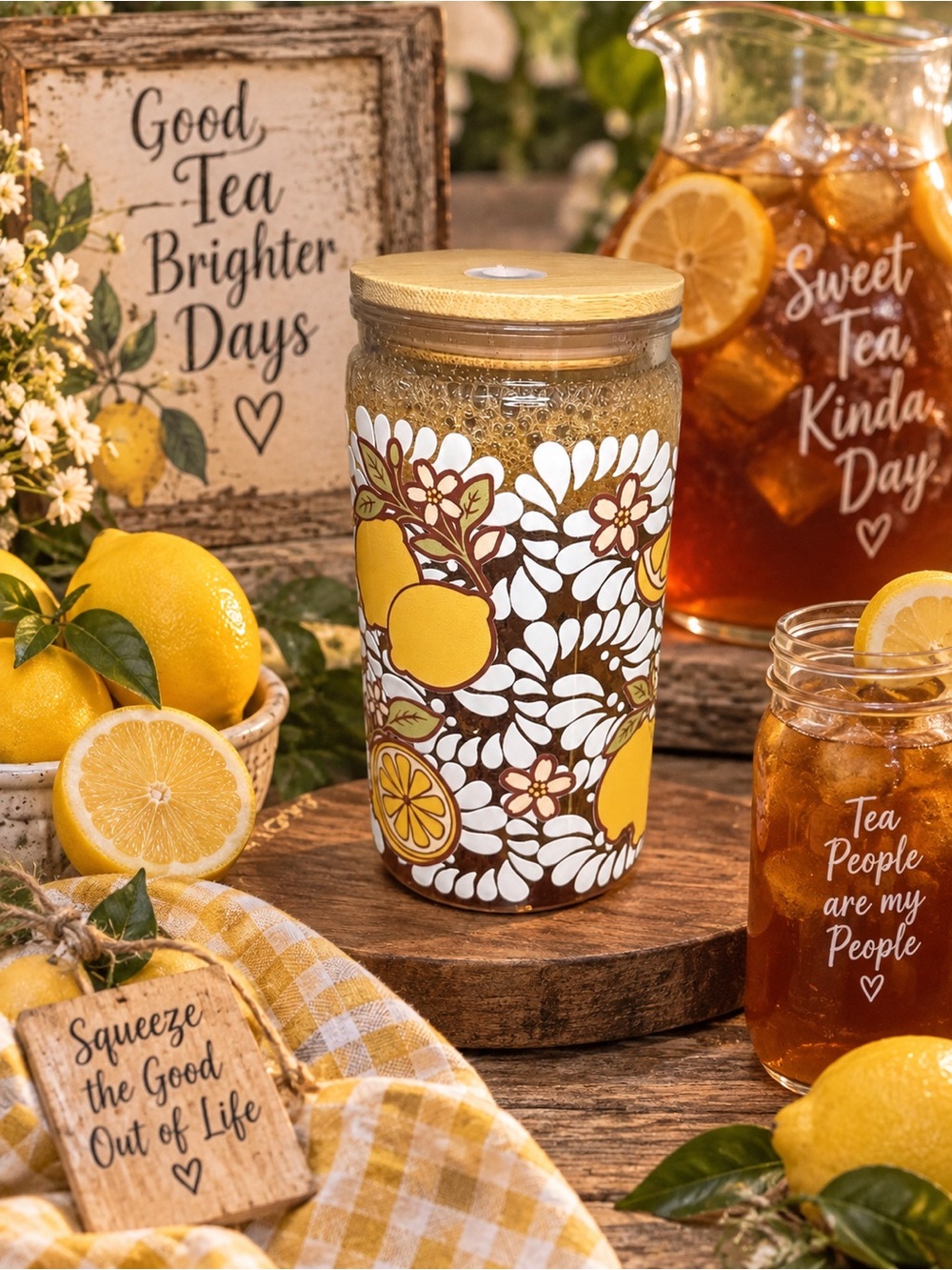 🍋🧊 Southern Sunshine Sweet Tea GlitterSip™